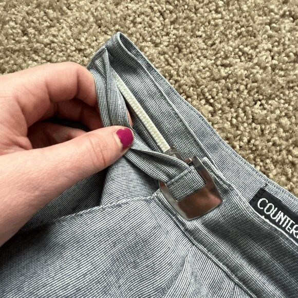 VTG Counterparts Gray Adjustable Waist Pleated Trousers Union Made - Picture 14 of 16